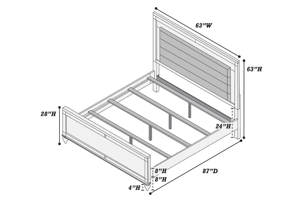 Queen/Eastern King Size Bed