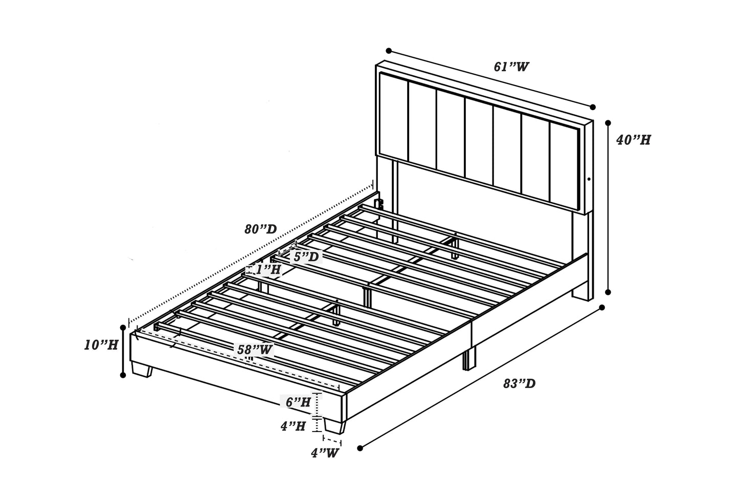 Full/Queen Size Bed
