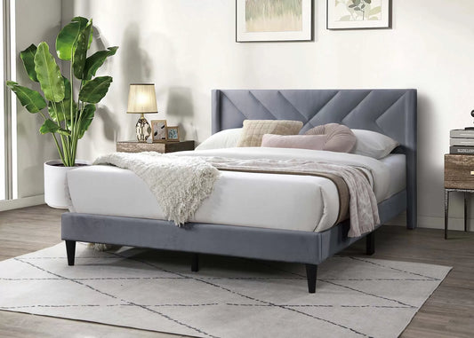 Full/Queen Size Bed, Velvet