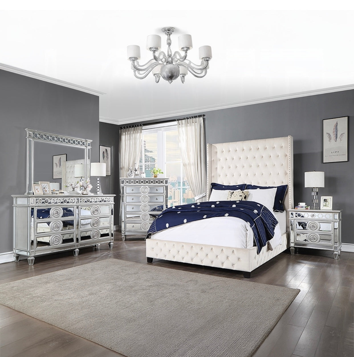 Fabrice Queen/ E King Bed