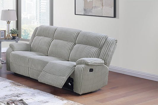 Sofa, Ash-Smoke, Fur-Like Corduroy