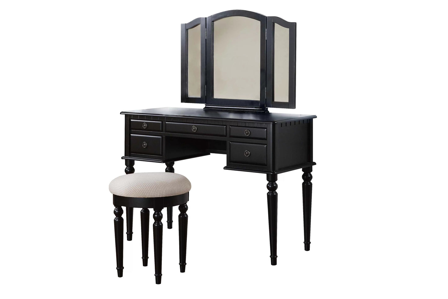 Vanity Set With Stool