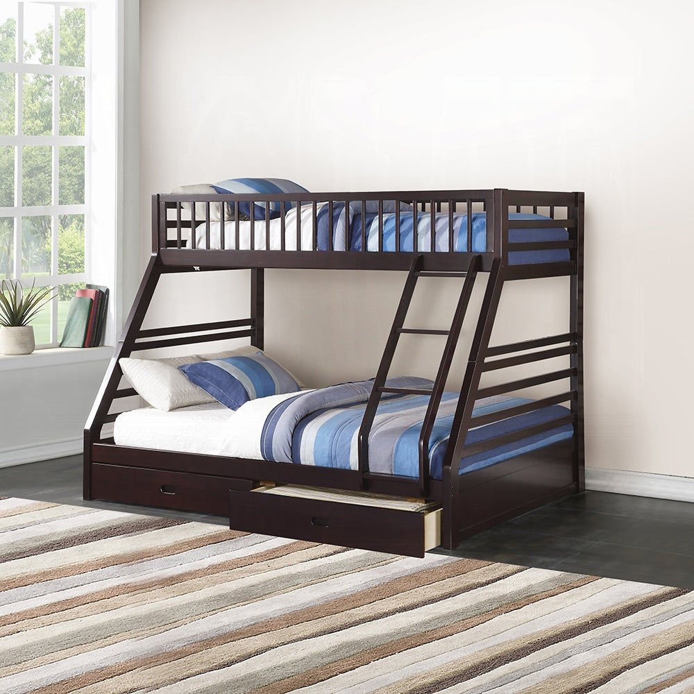 Jason Twin/Full Bunk Bed W/Trundle & Storage