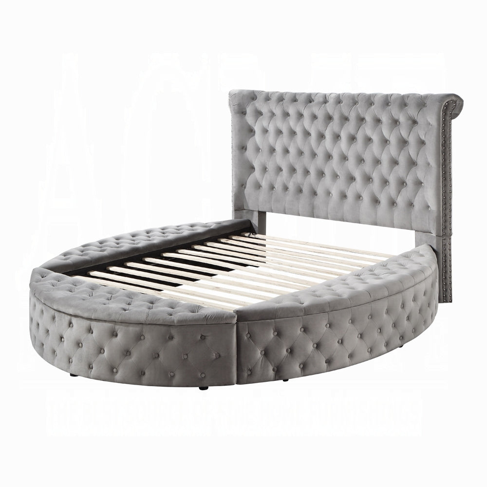 Gaiva Queen/ E King Bed W/Storage