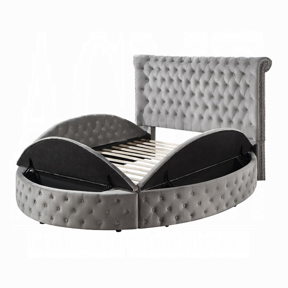 Gaiva Queen/ E King Bed W/Storage