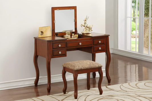 Vanity Set With Stool