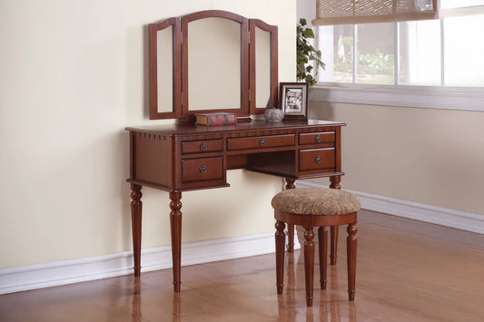 Vanity Set With Stool