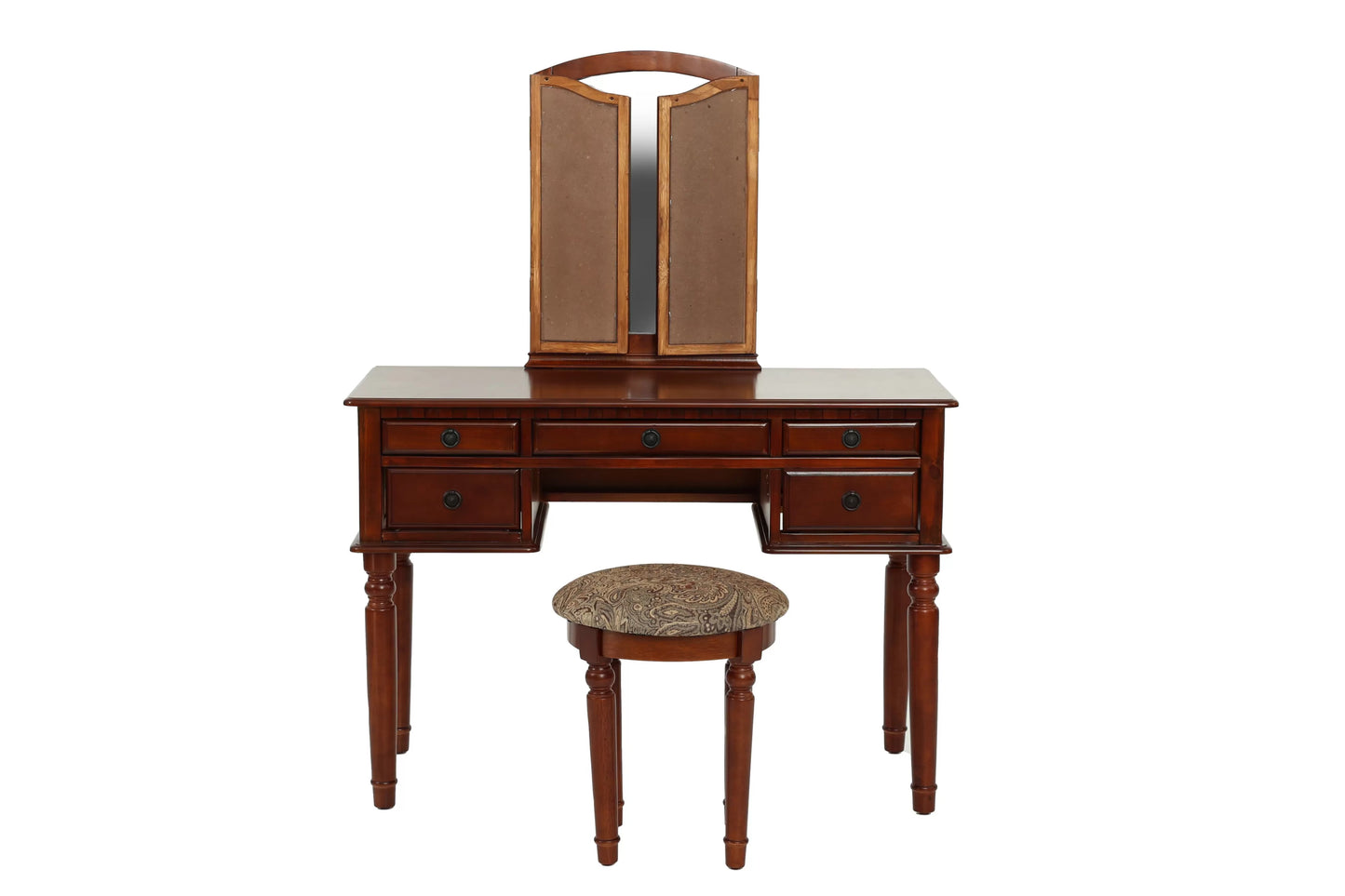 Vanity Set With Stool