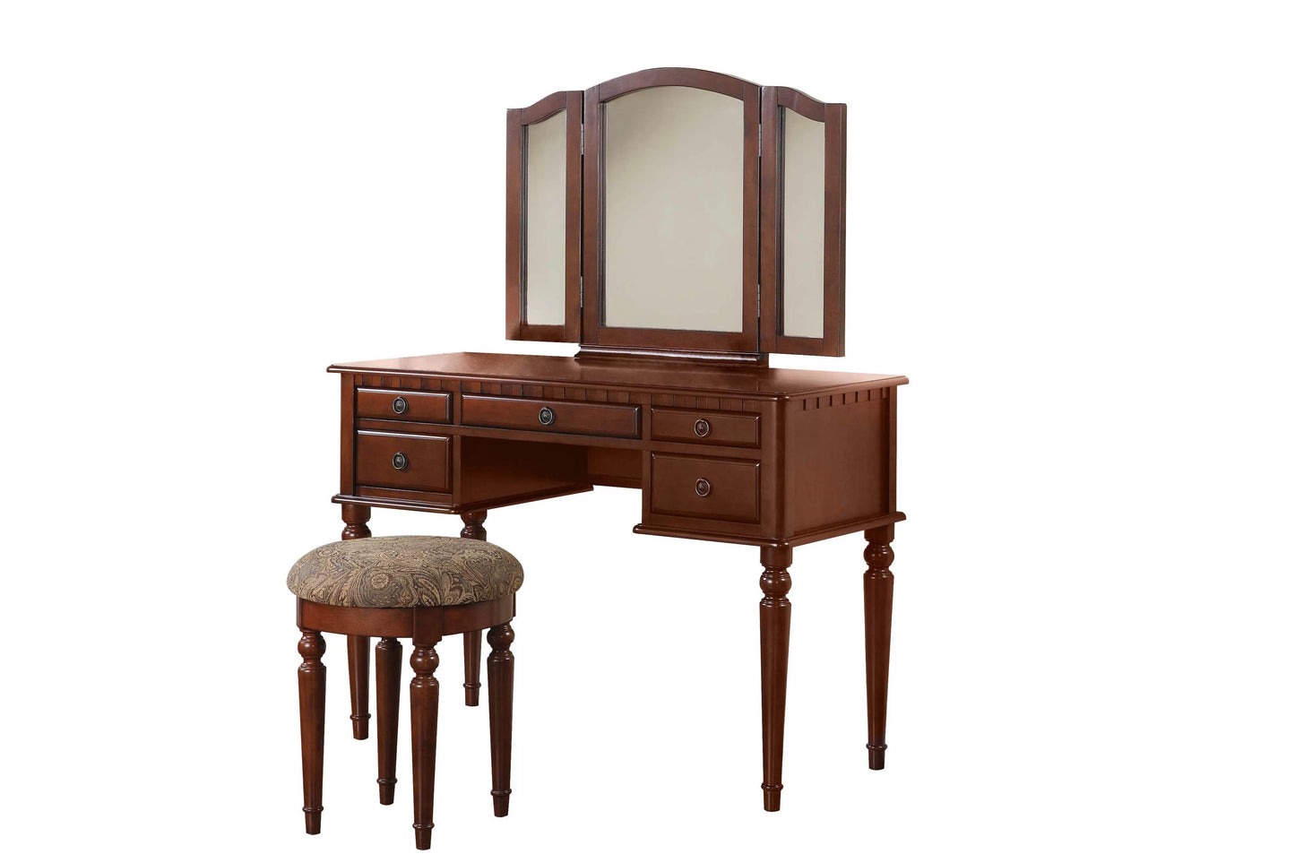 Vanity Set With Stool