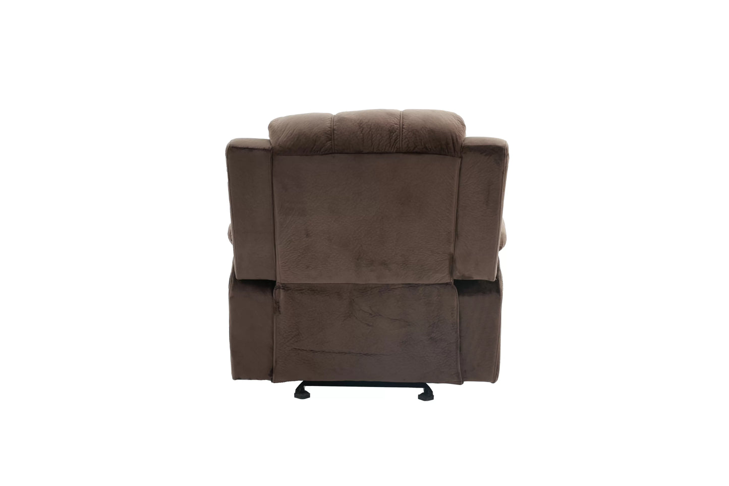 Single Recliner, Chocolate, Padded Suede