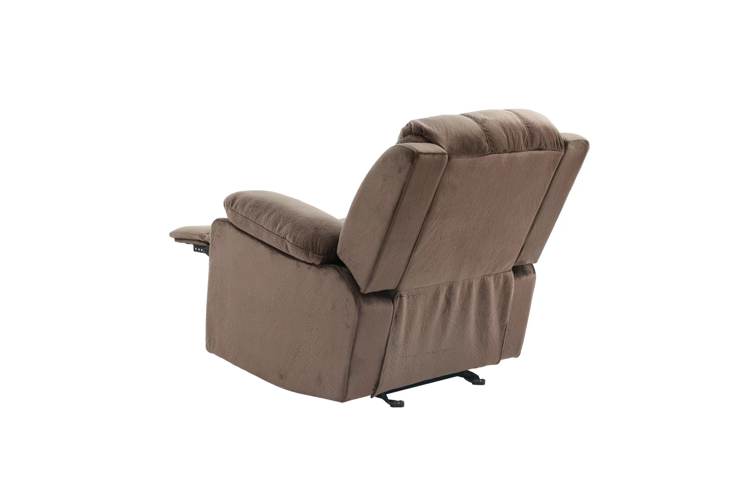 Single Recliner, Chocolate, Padded Suede
