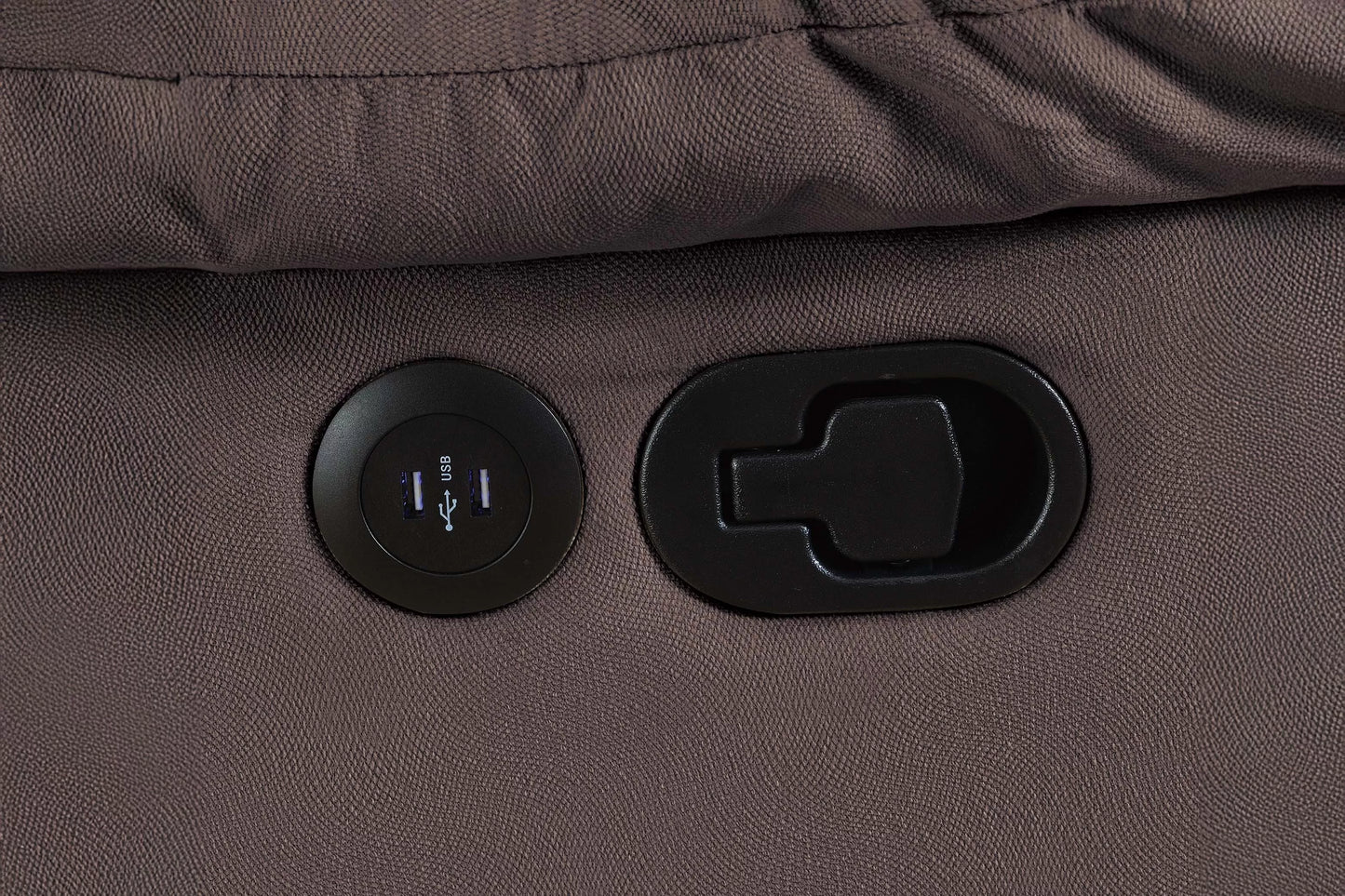 Sofa, Chocolate-Dark Gray, Velvet