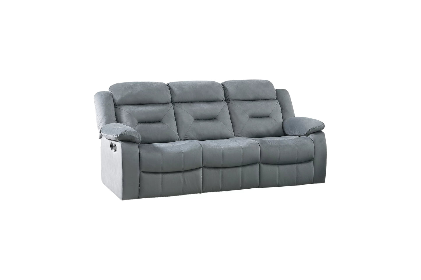Sofa, Chocolate-Dark Gray, Velvet