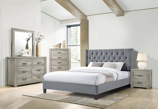 Full/Queen Size Bed, Velvet