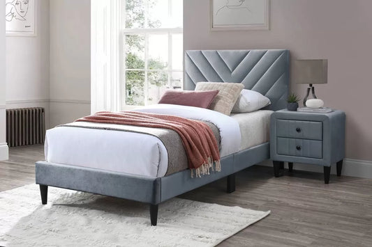 Twin/Full Size Bed, Velvet