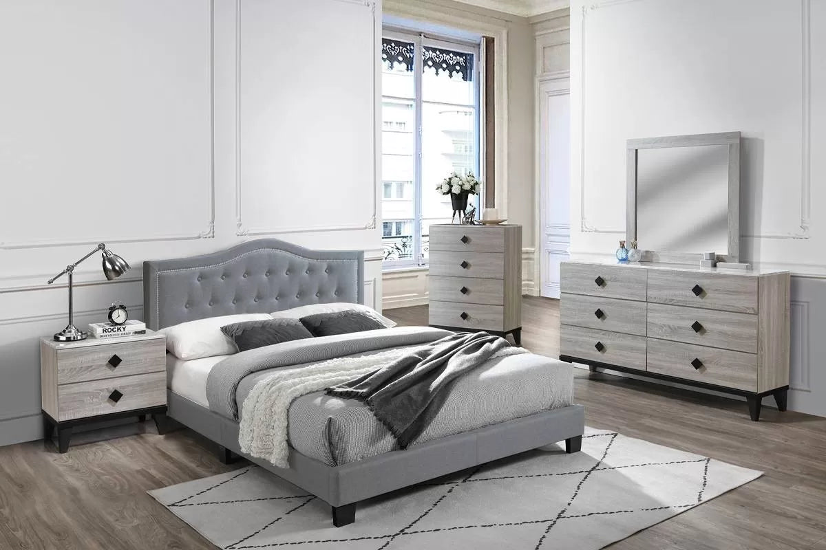 Full/Queen Size Bed, Velvet
