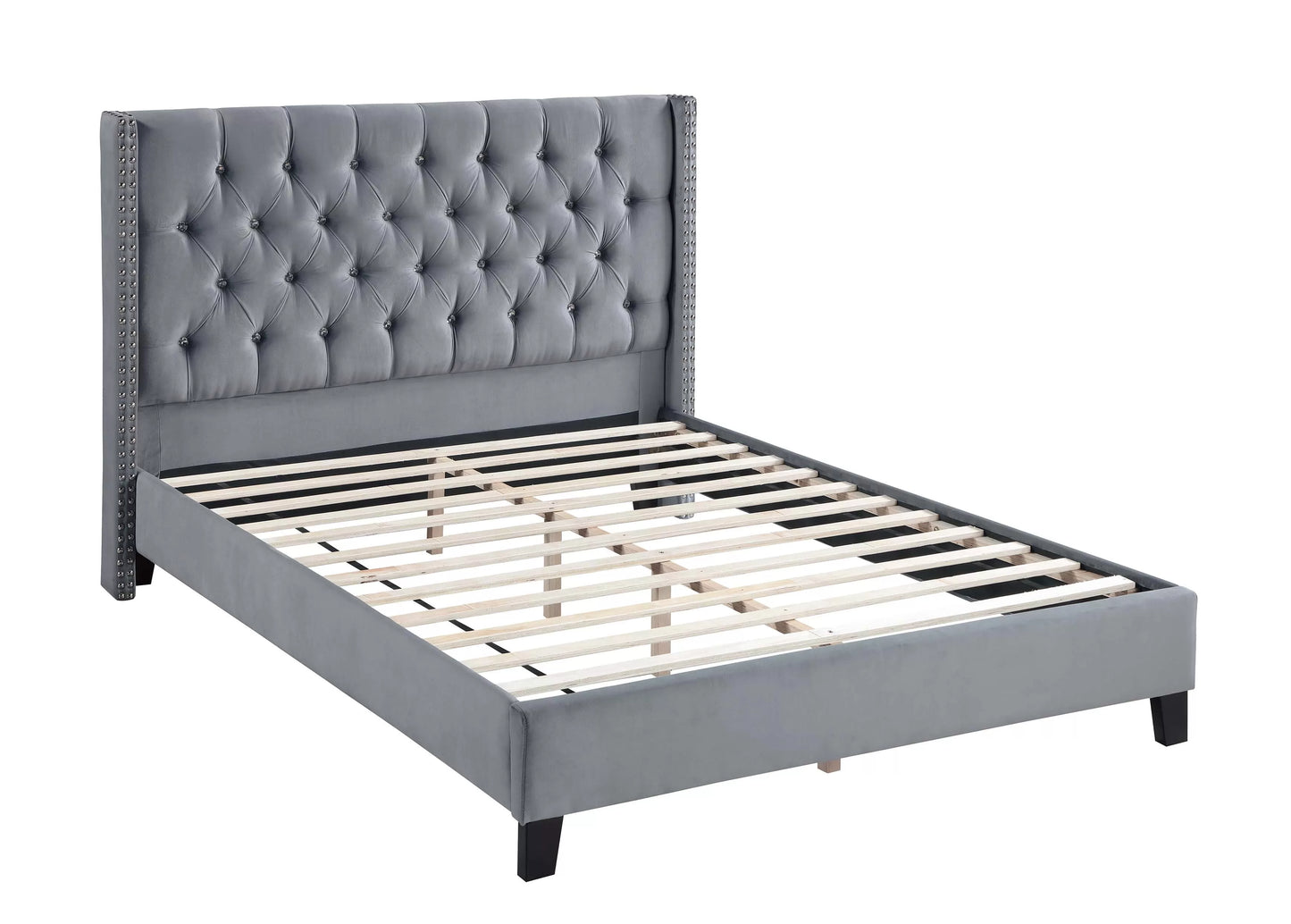 Full/Queen Size Bed, Velvet