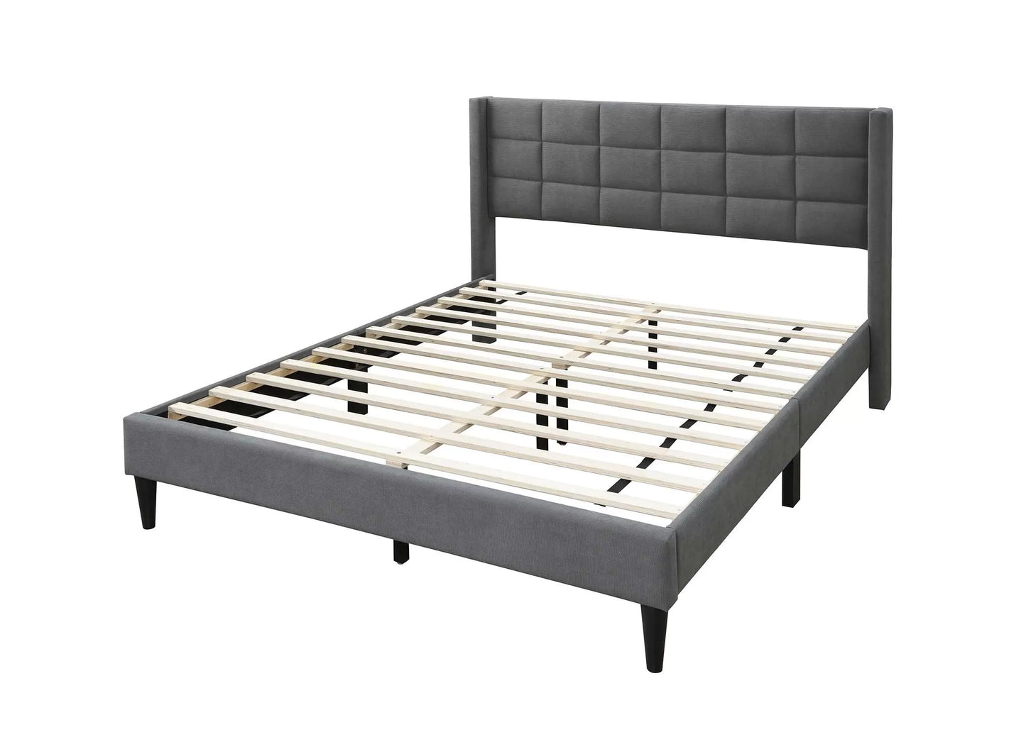 Full/Queen Size Bed, Brushed Linen