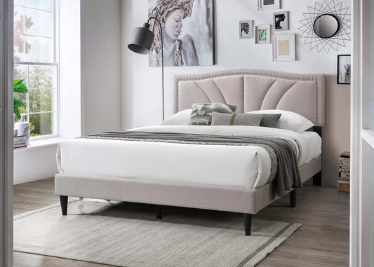 Full/Queen Size Bed, Burlap
