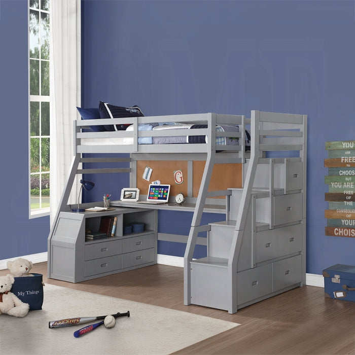 Jason Twin/Full Bunk Bed W/Trundle & Storage