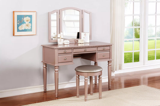 Vanity Set With Stool
