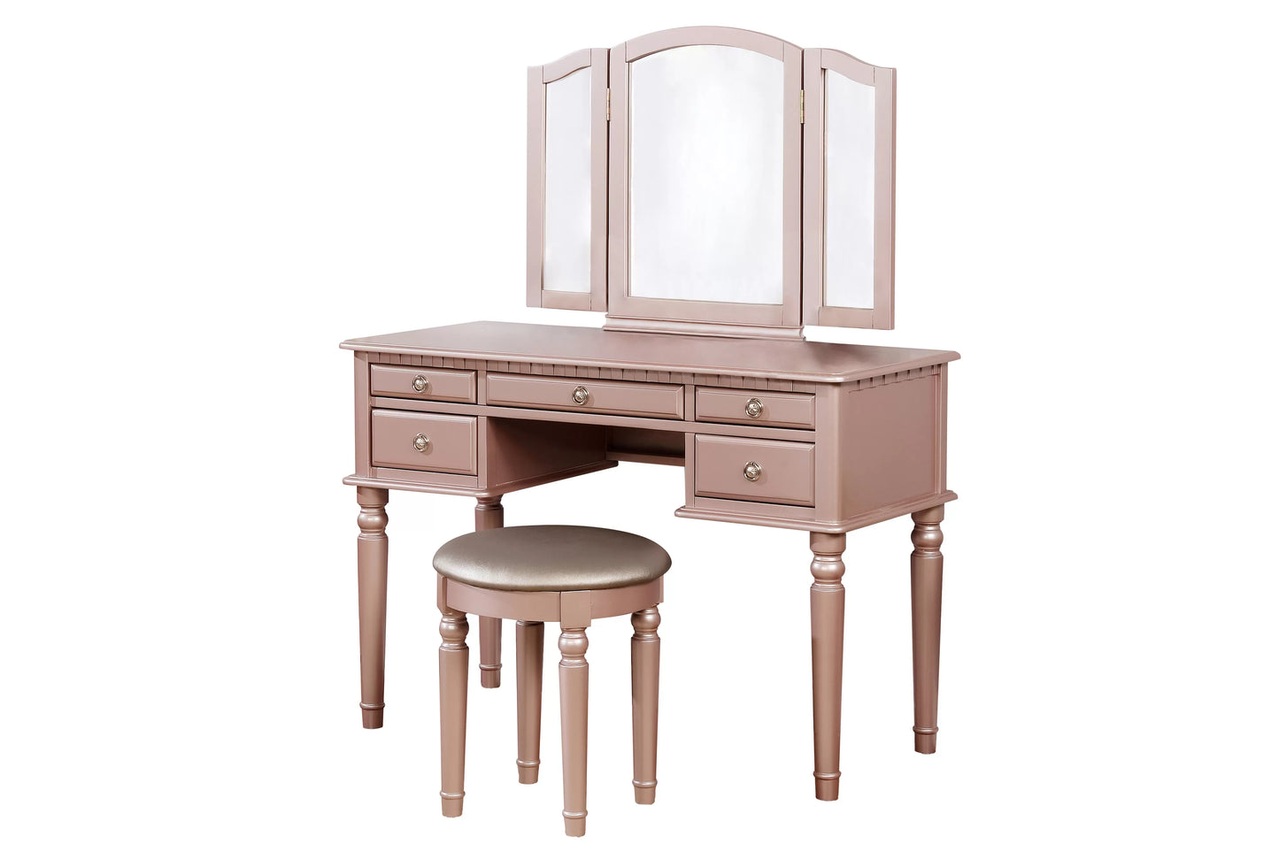 Vanity Set With Stool
