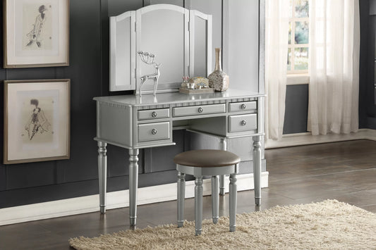 Vanity Set With Stool