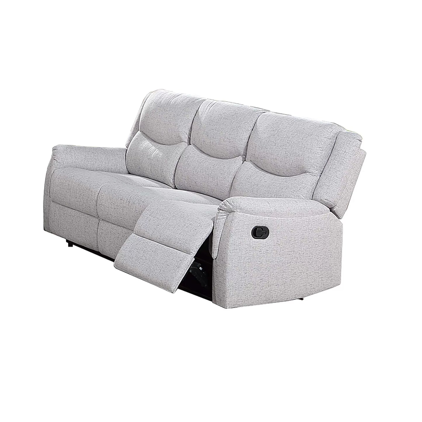 Sofa, Dark Gray-Sincere Bones, Burlap-Like Fabric
