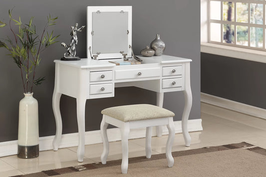 Vanity Set With Stool