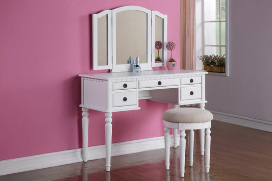 Vanity Set With Stool