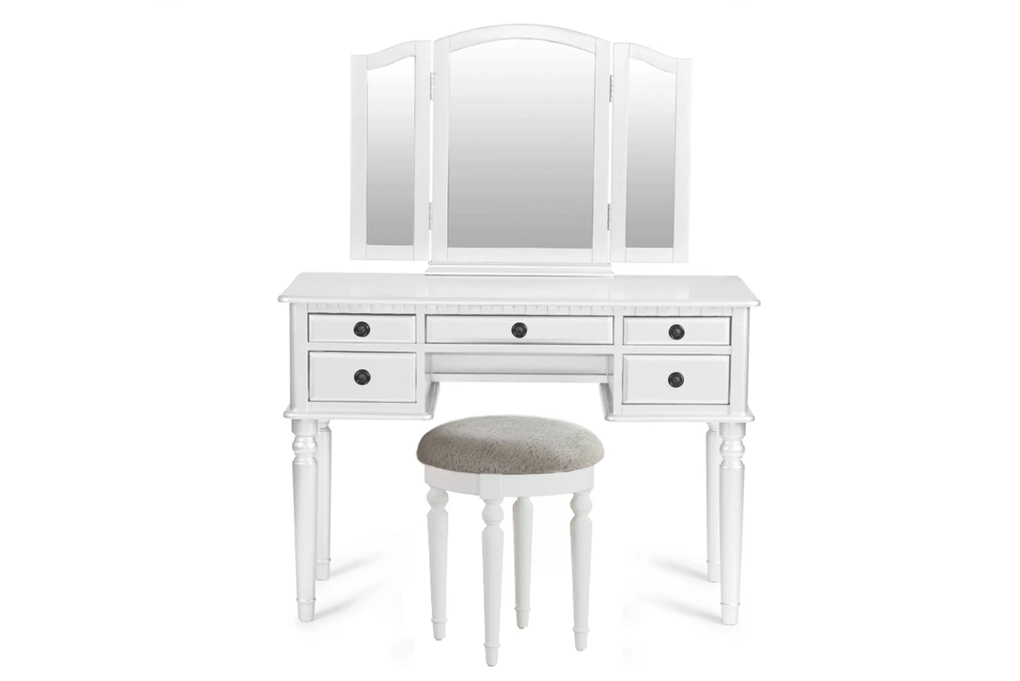 Vanity Set With Stool